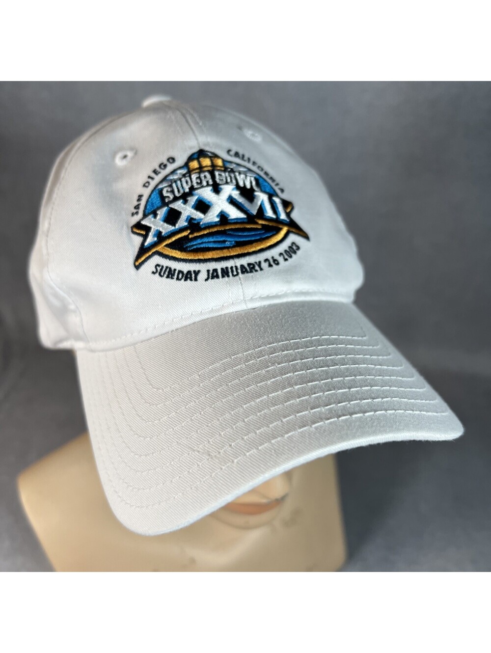 Super Bowl (37) XXXVII Hat San Diego,CA  01/26/03-Tampa Bay & Oakland-New